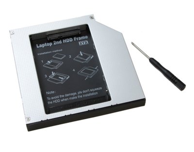 Шасі для ноутбука Maiwo, Black, 12.7 мм, для IDE 2.5', алюмінієвий корпус (NSTOR-12-IDE) 131736 фото