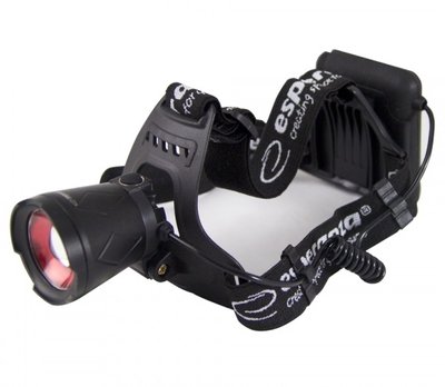 Ліхтар налобний Esperanza EOT030 Gemini, Black, 600 Лм, світлодіод Cree T6 LED, макс. дальність: до 400 м, 3 режими освітлення, 4xAA 242679 фото