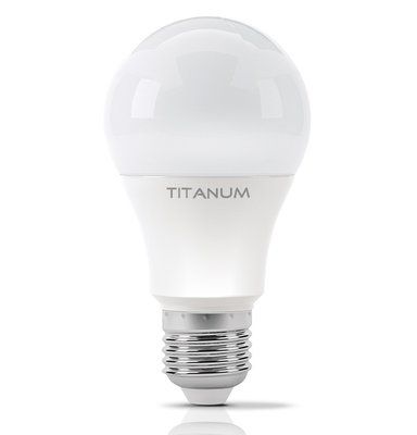 Лампа світлодіодна E27, 10 Вт, 4100K, A60, Titanum, 850 Лм, 12V (TLA6010274-12V) 272299 фото