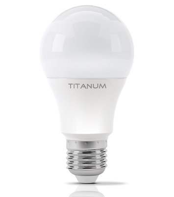 Лампа світлодіодна E27, 12 Вт, 4100K, A60, Titanum, 1050 Лм, 220V (TLA6012274) 272301 фото