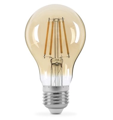 Лампа світлодіодна E27, 7 Вт, 2200K, A60, Titanum Filament, 700 Лм, 220V (TLFA6007272A) 255465 фото