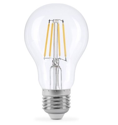 Лампа світлодіодна E27, 7 Вт, 4100K, A60, Titanum Filament, 810 Лм, 220V (TLFA6007274) 255466 фото
