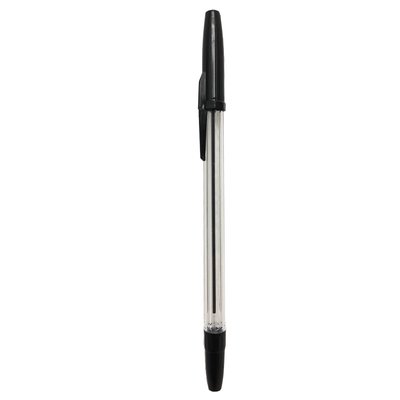 Ручка кулькова 0.7 мм, H-Tone, чорна, 50 од (JJ20101C-black) 247175 фото