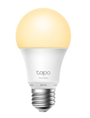 Розумна лампочка TP-Link Tapo L510E, 1 шт, E27, WiFi (2.4 GHz), 8.7 Вт, 806 Лм, 2700K, з можливістю затемнення 236509 фото