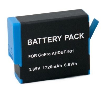Aкумулятор GoPro Hero 9, Extradigital, 1720 mAh, 3.85V, аналог AHDBT-901 (BDG2706) 227008 фото