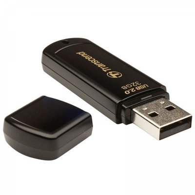 USB Flash Drive 32Gb Transcend 350, Black, 15/11 Mbps (TS32GJF350) 57092 фото