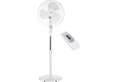 Вентилятор підлоговий Ardesto FN-R1608RW, White, 45W, 3 швидкості, діаметр 40 см, таймер, пульт ДК 173837 фото