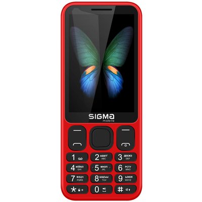 Мобільний телефон Sigma mobile X-style 351 Lider, Red, 2 Micro-SIM + Nano-SIM, дисплей 3.5' кольоровий (320x480), моноблок, підтримка microSD (max 32Gb), FM, BT, Cam 0.3Mp, 3400 mAh 220873 фото