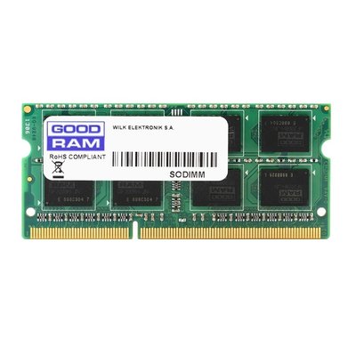Пам'ять SO-DIMM, DDR3, 8Gb, 1600 MHz, Goodram, 1.35V (GR1600S3V64L11/8G) 115130 фото