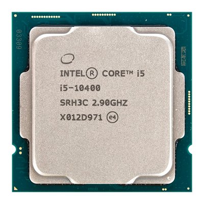 Процесор Intel Core i5 (LGA1200) i5-10400, Tray, 6x2.9 GHz (Turbo Boost 4.3 GHz), L3 12Mb, UHD Graphics 630 (1100 MHz), Comet Lake, 14 nm, TDP 65W (CM8070104282718) 211466 фото