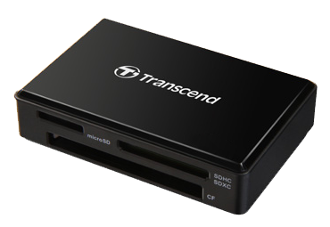 Картридер зовнішній Transcend RDF8, Black, USB 3.1, для SD / microSD / CompactFlash (TS-RDF8K2) 180031 фото