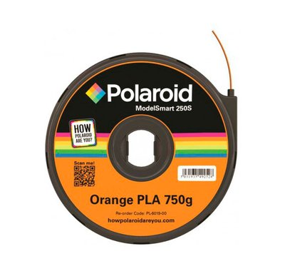 Пластик для 3D-принтера Polaroid ModelSmart 250s, 1.75 мм, 750 г, Orange (3D-FL-PL-6019-00) 179502 фото