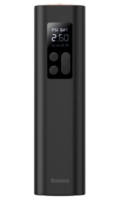 Компресор автомобільний Baseus Super Mini Inflator Pump, Black (CRCQ000001) 259802 фото