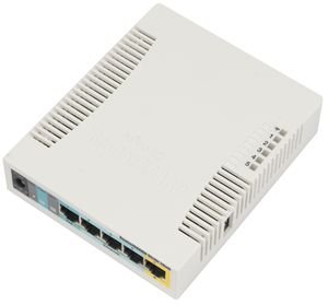 Роутер MikroTik RouterBOARD RB951Ui-2HND, 5 LAN 10/100Mb 93504 фото