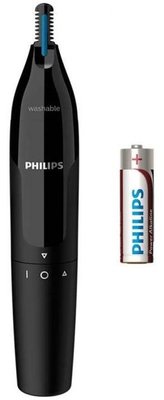 Тример Philips NT1650/16, Black, для носа і вух, сухе/вологі гоління, живлення акумулятор 258183 фото