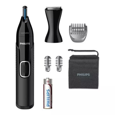 Тример Philips NT5650/16, Black, для носа, вух, брів, сухе/вологі гоління, живлення акумулятор, насадки: міні-триммер, 3 гребенця 258184 фото