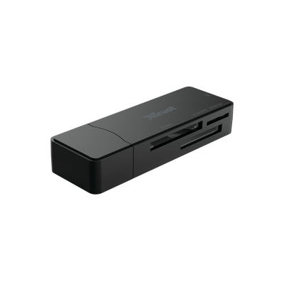 Картридер зовнішній Trust Nanga, Black, USB 3.2, для SD/microSD/M2 (21935) 187055 фото
