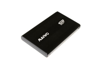 Кишеня зовнішня 2.5' Maiwo K2501A, Black, USB 3.0, 1xSATA HDD/SSD, живлення по USB, алюмінієвий корпус (K2501A-U3S) 126650 фото