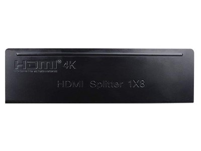 Спліттер HDMI 1x8, версия 1.4, 4K, 3D, 2160Р, PowerPlant (CA911516) 244784 фото