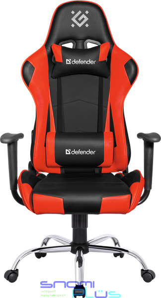 Ігрове крісло Defender Azgard Black/Red, 60mm (64358) 234741 фото