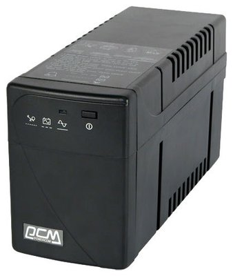 Джерело безперебійного живлення PowerCom BNT-800A Schuko Black, 800 ВА, 480 Вт, лінійно-інтерактивний, AVR, 1 розетка (BNT-800A Schuko) 127574 фото