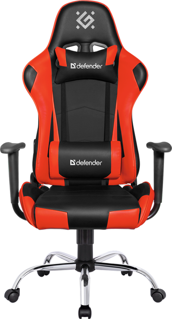 Ігрове крісло Defender Azgard Black/Red, 60mm (64358) 234741 фото