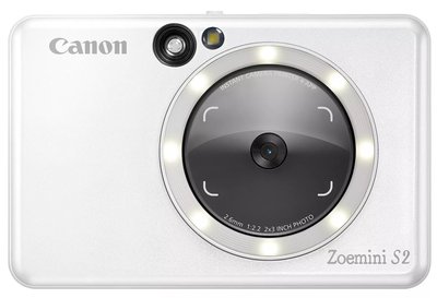 Фотоапарат миттєвого друку Canon Zoemini S2 (ZV223), White, 8Mp, Bluetooth, 600x314 dpi, microSD, касета на 10 аркушів, 700 mAh (4519C007) 259586 фото