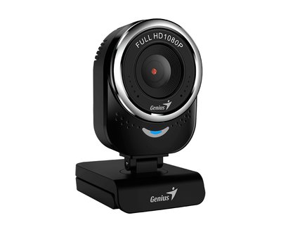 Веб-камера Genius QCam 6000, Black, 1920x1080/30 fps, мікрофон, фіксований фокус, обертання на 360°, USB (32200002407) 172455 фото