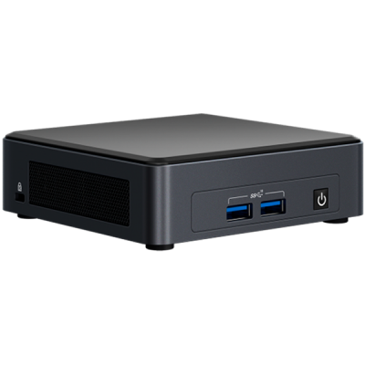 Неттоп Intel NUC 11 Pro Kit NUC11TNKi7, Black/Grey, Core i7-1165G7 (4x1.2-4.7 GHz), 2xDDR4 SO-DIMM, Iris Xe Graphics, 2xM.2, i225-LM, WiFi 6, Bluetooth 5.2, 3xUSB3.2, CardReader, HDMI, DOS (BNUC11TNKI70002) 253181 фото