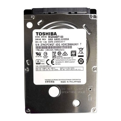 Жорсткий диск 2.5' 1Tb Toshiba, SATA3, 8Mb, 5400 rpm (MQ04ABF100) 169091 фото