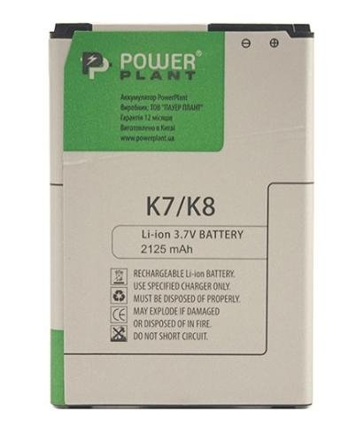 Акумулятор LG K7/K8 (BL-46ZH), PowerPlant, 2125 mAh (SM160037) 244541 фото