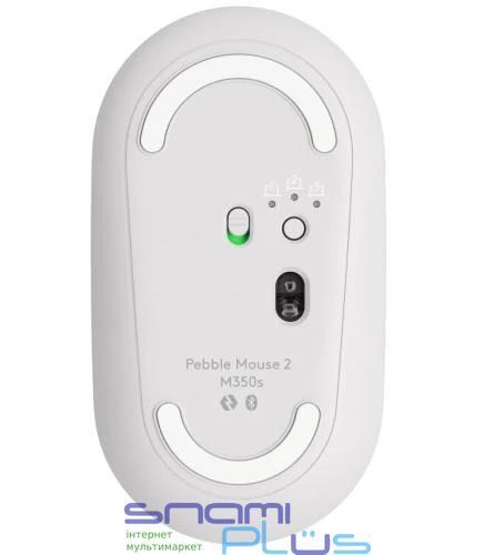 Миша бездротова Logitech Pebble Mouse 2 M350s, Tonal White (910-007013) 277499 фото