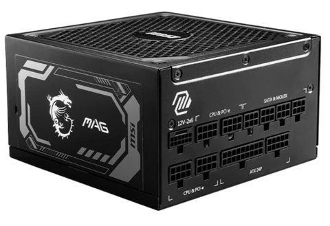 Блок живлення 1250 Вт, MSI MAG A1250GL PCIE5, Black 300122 фото