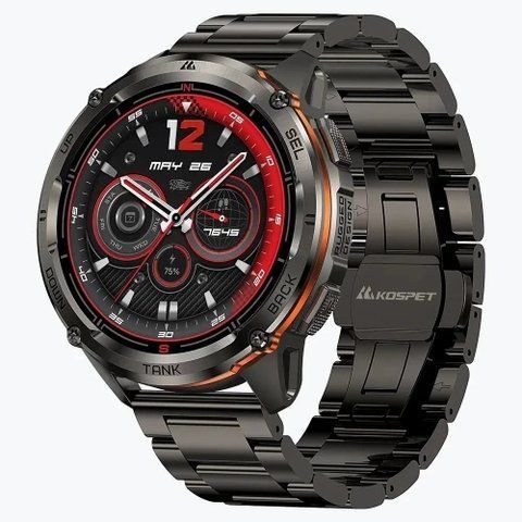Смарт-годинник Kospet Tank T3 Ultra 2 Special Edition, Black 317319 фото
