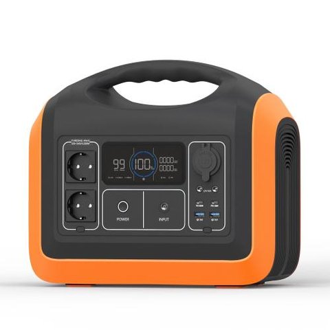 Зарядна станція Souop UPP-1200, Black/Orange, 1200 Вт / 992 Вт/год, 2xUSB (18 Вт), 1xType-C (60 Вт) / 1xType-C (18 Вт), 2xDC, 2x220V, чиста синусоїда, LED ліхтарик, LiFePO4 289804 фото