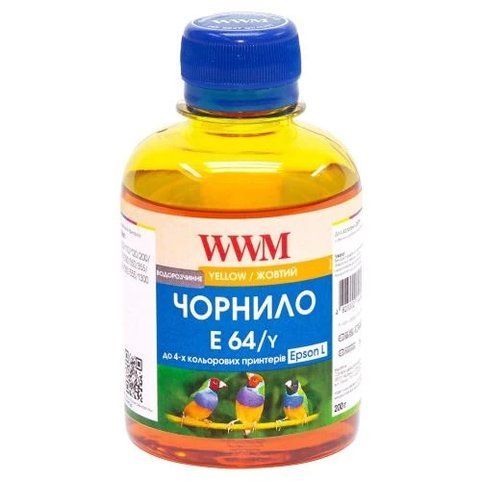 Чорнило WWM Epson L100/120/200/300/350/3100, Yellow, 200 мл, водорозчинне (E64/Y) 101484 фото