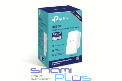 Точка доступа-усилитель TP-LINK RE300 Wi-Fi 802.11 a/ac/g/n, 300Mb, 2 внутренние антенны 189500 фото
