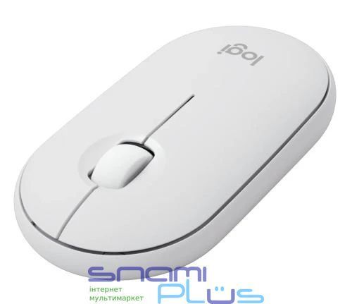 Миша бездротова Logitech Pebble Mouse 2 M350s, Tonal White (910-007013) 277499 фото