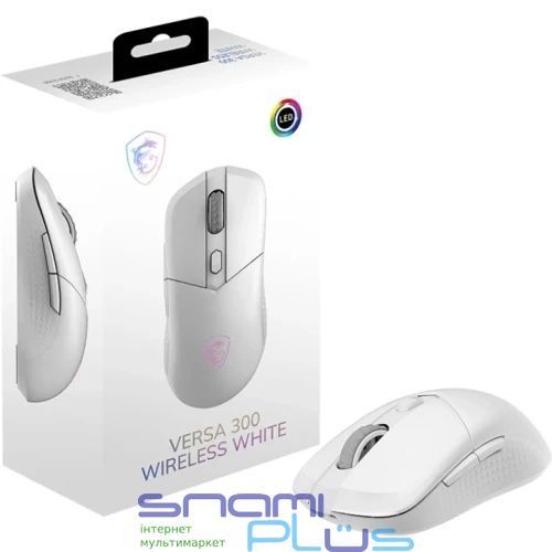 Миша бездротова MSI VERSA 300, White 313874 фото