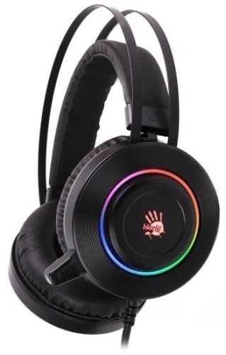 Наушники Bloody G521 Black игровые, подсветка 212177 фото
