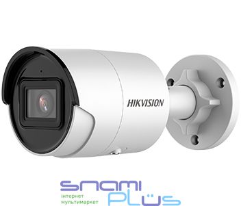 IP камера Hikvision DS-2CD2083G2-I (2.8 мм), 8 Мп, 1/2.8' CMOS, 3840х2160, H.265+, день/ночь, ИК подсветка до 40 м, microSD, RJ45, IP67, PoE, 162х70 мм 237719 фото