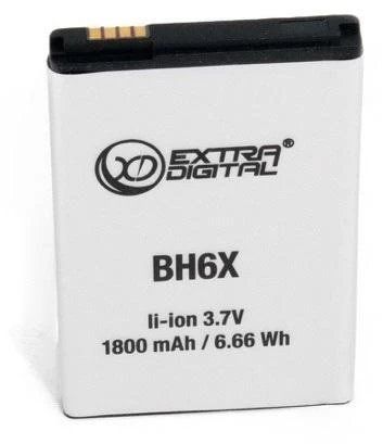 Акумулятор Motorola BH6X, ExtraDigital, 1800 mAh (BMM6257) 212329 фото