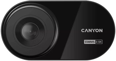 Автомобільний відеореєстратор Canyon DVR25, Black, WiFi, 2560x1440 (Sony IMX335, 60 fps), кут огляду 140°, 3' (854x480, IPS), microSDXC, Type-C (CND-DVR25) 276572 фото