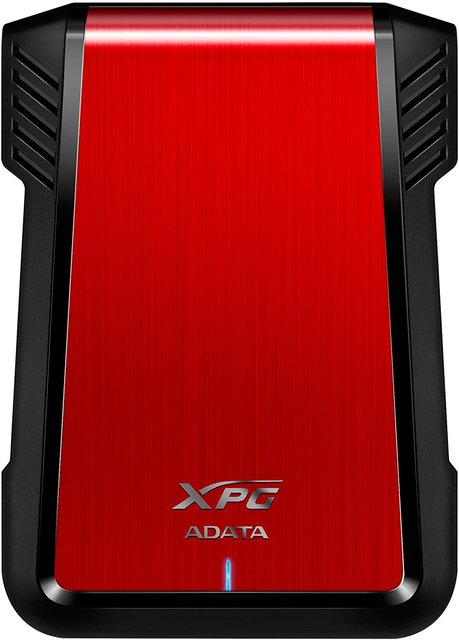Кишеня зовнішня 2.5' ADATA EX500, Red/Black, 1x2.5' SSD/HDD, USB 3.1 (AEX500U3-CRD) 214950 фото