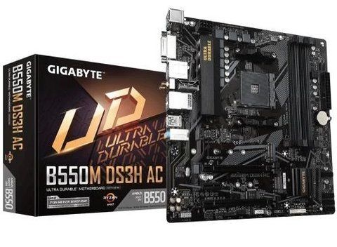 Мат.плата AM4 (B550) Gigabyte B550M DS3H AC 262196 фото