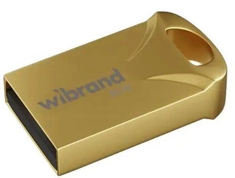 Флеш накопитель USB 8Gb Wibrand Hawk, Gold, USB 2.0 (WI2.0/HA8M1G) 286652 фото