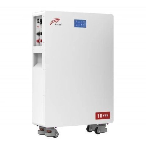 Аккумуляторная батарея Ritar, White, 51.2V, 10.24 кВт, 200 Ач, LiFePO4, 4.3" (GE-W10KWH-51.2V) 326614 фото