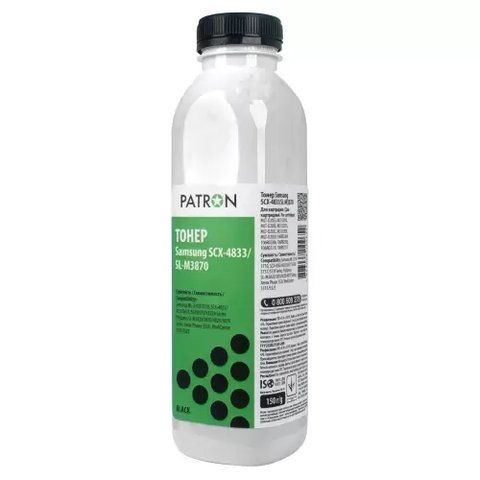 Тонер Samsung SL-M3820/M3870/M3875/M4020/M4070, 150 г, Patron (PN-SSCX4833-150) 213270 фото