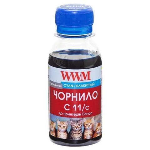 Чорнило WWM Canon CL-511/513/441, CLI-426C/521C, Cyan, 100 мл, водорозчинне (C11/C-2) 231530 фото