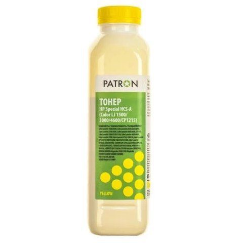 Тонер HP CLJ 1500/2500/2550/2820/2830/2840, Yellow, 250 г, Patron (PN-HCS-A-Y-250) 243240 фото
